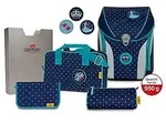DerDieDas Ergoflex Max Buttons Star Princess Schulranzen Set 5tlg