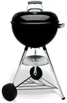 Weber 1231004, Weber Bar-B-Kettle Holzkohlegrill, &Oslash; 47 cm