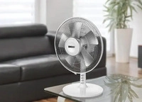 UNOLD 86815, UNOLD Tischventilatior Silverline wei&szlig;