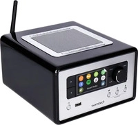 Sonoro SO-8110-100-BL, Sonoro RELAX Schwarz (hochgl&auml;nzend) - Silber