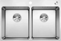 Blanco 525248, Andano 340/340 IF/A Edelstahl Seidenglanz Blanco Push Control
