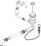 Blanco 237859, Blanco Ablauffernbedienung: Nachr&uuml;st-Set mit Drehexcenter