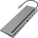 Hama 200100, Hama USB-C-Docking-Station, 'Connect2Office Pro', 10 Ports (200100)
