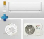 Split Klimaanlage R32 A++ 18000 BTU (5,1 kW) mit 3m Leitung & Wandhalterung, HANTECH