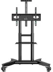 Mobiler TV-St&auml;nder 32"-75", max. 60 kg, Schwarz TS1571