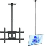 Deckenhalterung f&uuml;r TV 32"-80" max 68 kg, neigbar-drehbar, schwarz N2L