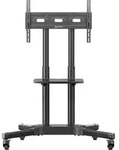 Mobiler TV-St&auml;nder 32"-65", max. 50 kg, Schwarz TS1351