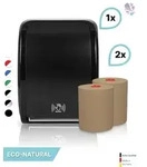 SET: Handtuchrollenspender SENSOR, ber&uuml;hrungslos, Blanc Cosmos verschied....