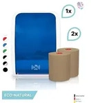 SET: Handtuchrollenspender SENSOR, ber&uuml;hrungslos, Blanc Cosmos verschied....