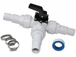 3-Wege Solarschieber 1 1/2" IG Bypass Adapter Set