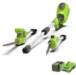 Greenworks 40V Hochentaster & Stab-Heckenschere - 2Ah Akku