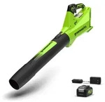 Greenworks POWERALL 24V Laubbl&auml;ser 177 km/h - 4Ah Akku