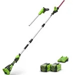 Greenworks 40V Hochentaster & Stab-Heckenschere Gen. II - 2x 2Ah Akkus