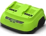 Greenworks POWERALL 24V Dual-Slot-Ladeger&auml;t 8A