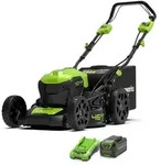 Greenworks 40V Rasenm&auml;her 46cm mit Radantrieb - 4Ah Akku