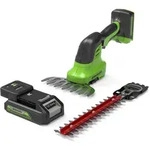 Greenworks POWERALL 24V Gras- und Strauchschere 2-in-1 - 2Ah Akku