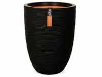 Vase elegant niedrige Rippe nl 35x47 - schwarz - Capi Europe