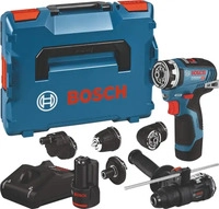 Bosch - 12V Akku-Bohrschrauber mit Zubeh&ouml;r, 2x 3,0 Ah Li-Ion Akku, Ladeger&auml;t