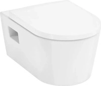 Hansgrohe EluPura Original S - Wand-WC mit SoftClose-Sitz, Rimless, wei&szlig; 62050450