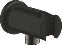 Grohe Rainshower - Wandanschlussbogen mit Brausehalter, mattschwarz 266582430