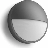 Philips myGarden - LED-Wandleuchte f&uuml;r den Au&szlig;enbereich, Durchmesser 21 cm, 2700 K,