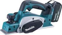 Makita - Akku-Hobel 82 mm, 18V, 2 x 5,0 Ah Akkus, Ladeger&auml;t DKP180RTJ