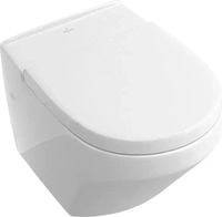 Villeroy & Boch Lifetime - WC Sitz mit Deckel, Wei&szlig; 9M02S101