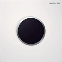 Geberit - Elektronische Pissoirsteuerung Typ 10, Netzanschluss, Wei&szlig;/Chrom