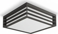 Philips myGarden - Au&szlig;endeckenleuchte 26x26 cm, E27, Anthrazit 915005382401