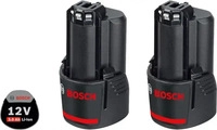 Bosch - 12V Li-Ion Akku GBA 3,0 Ah, 2 St&uuml;ck 1600A00X7D