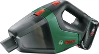Bosch - 18V Akku-Sauger, Volumen 500 ml, 1x Akku 2,5 Ah Li-Ion, Ladeger&auml;t...