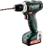 Metabo - 12V Akku-Bohrschrauber, 2x 2,0 Ah Li-Power Akku, Ladeger&auml;t 601036500