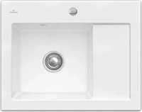 Villeroy & Boch Subway 45 - Keramiksp&uuml;le, 65x51 cm, mit Exzenterbedienung,