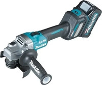 Makita - 40V Akku-Winkelschleifer 125 mm, 2x Akku 4,0 Ah XGT, Ladeger&auml;t...