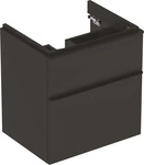 Geberit Smyle Square - Waschtischunterschrank, 58x47x62 cm, 2 Ausz&uuml;ge, lava