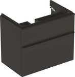 Geberit Smyle Square - Waschtischunterschrank, 73x47x62 cm, 2 Ausz&uuml;ge, lava