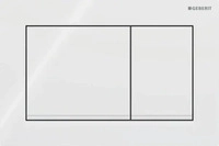 Geberit Omega20 - Bet&auml;tigungsplatte, wei&szlig; 115.080.11.1
