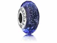 Pandora Iridescent Blue Faceted Glass Charme 791646