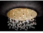 Ideal Lux 077 796 Deckenleuchte 8x40W Moonlight | G9 - chrom
