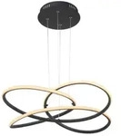 Globo 67201SH-30 LED Pendelleuchte Panda 1x30W | 1370lm | 3000K - schwarz, opal