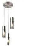 Globo 21000-3HN Deckenleuchte Annika 3x25W | E27 - Schwarz, Nickel