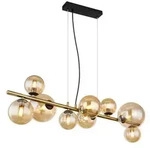 Globo 56135-9H LED H&auml;ngeleuchte Riha 9x3W | G9 | 720lm | 3000K - Schwarz,...