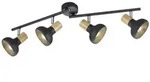 Trio R81524032 Leuchte Latika 4x10W | E14 | IP20 - drehbare Ausf&uuml;hrung, mattschwarz