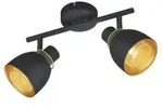 Trio R80812032 Punch 2x10W | E14 | IP20 - schwarz matt