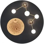 Trio 644810132 LED Anbau-Kronleuchter Zodiac | 42W integrierte LED-Quelle | 5100 lm 