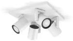 Philips 8720169318199 Spot-Deckenleuchte Argenta | 4x4,2W GU10 | 2000-6500, RGBK