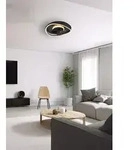 Trio Reality TR67393132 LED Ventilator mit Licht SORTLAND | 30W integrierte