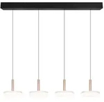 Trio T354910465 LED Pendelleuchte CELESTE | 4x7,5W integrierte LED-Quelle | 4x750lm