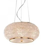 Ideal Lux 082172 Pendelleuchte 6x40W Pasha Oro | E14