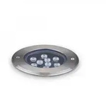 Ideal Lux 255682 LED Au&szlig;enleuchte Floor 1x12w | 1560lm | 3000k | IP67 - Stahl